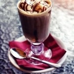 Рецепт приготовления кофе гляссе с шоколадным сиропом